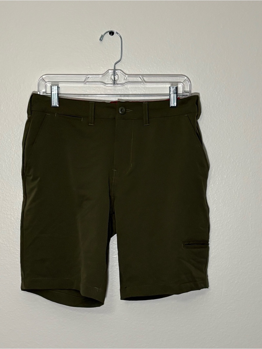 NWT Five Four Welby Stretch Modern Fit W/ Comfort Waist Olive Shorts SIZE 31